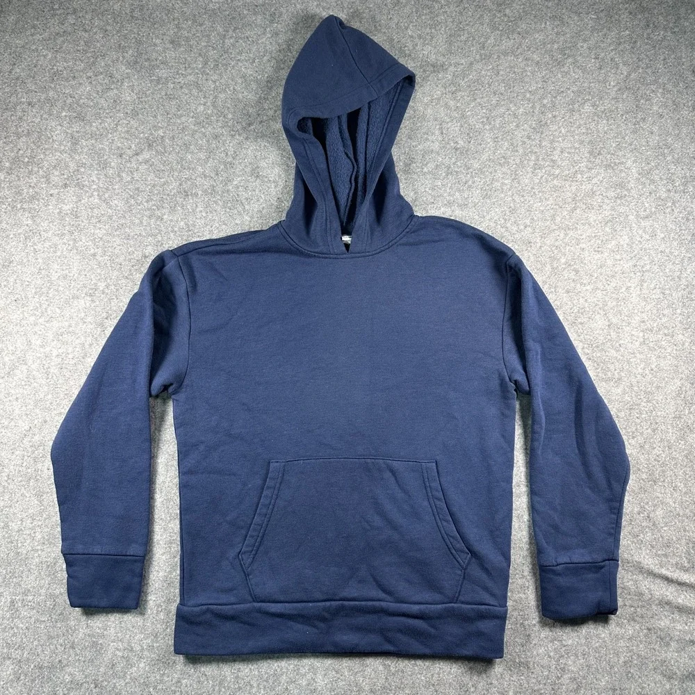 Old Navy Pullover Hoodie XL (14-16) Navy Blue Fleece Pocket